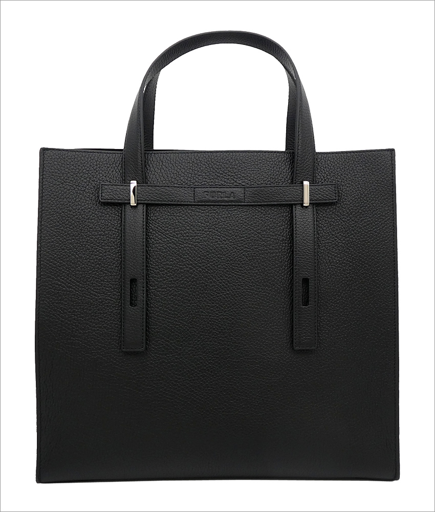 美品⭐︎ FURLA リンダ 黒 サフィアーノ ビジネス トートバッグ