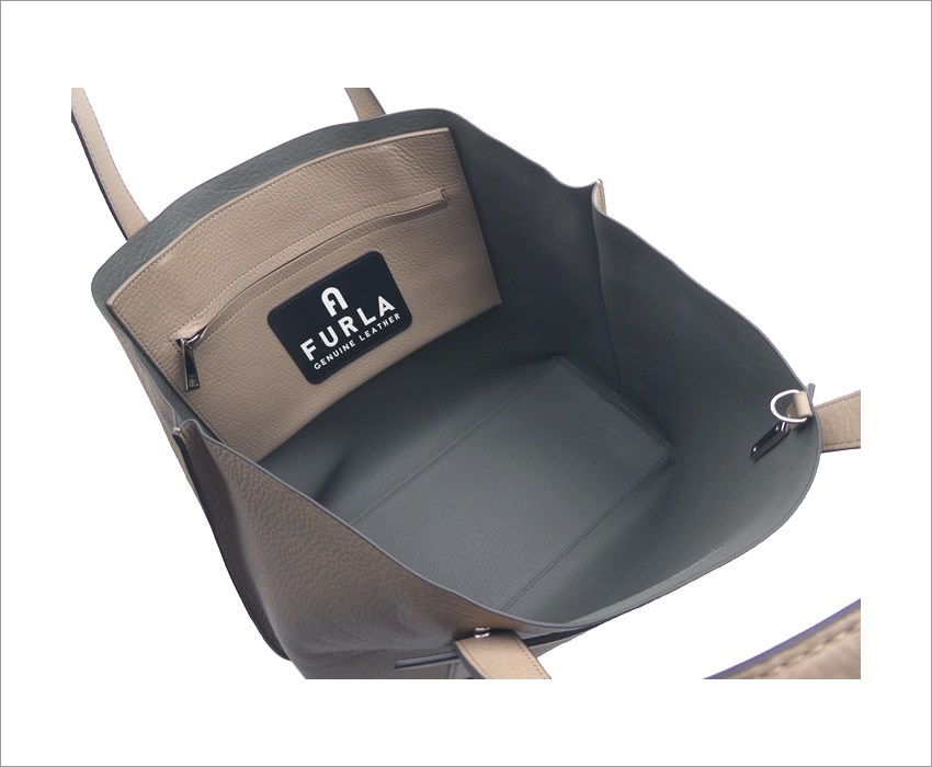 AI14【美品】 FURLA フルラ イゾラ ボディバッグ グリーン系