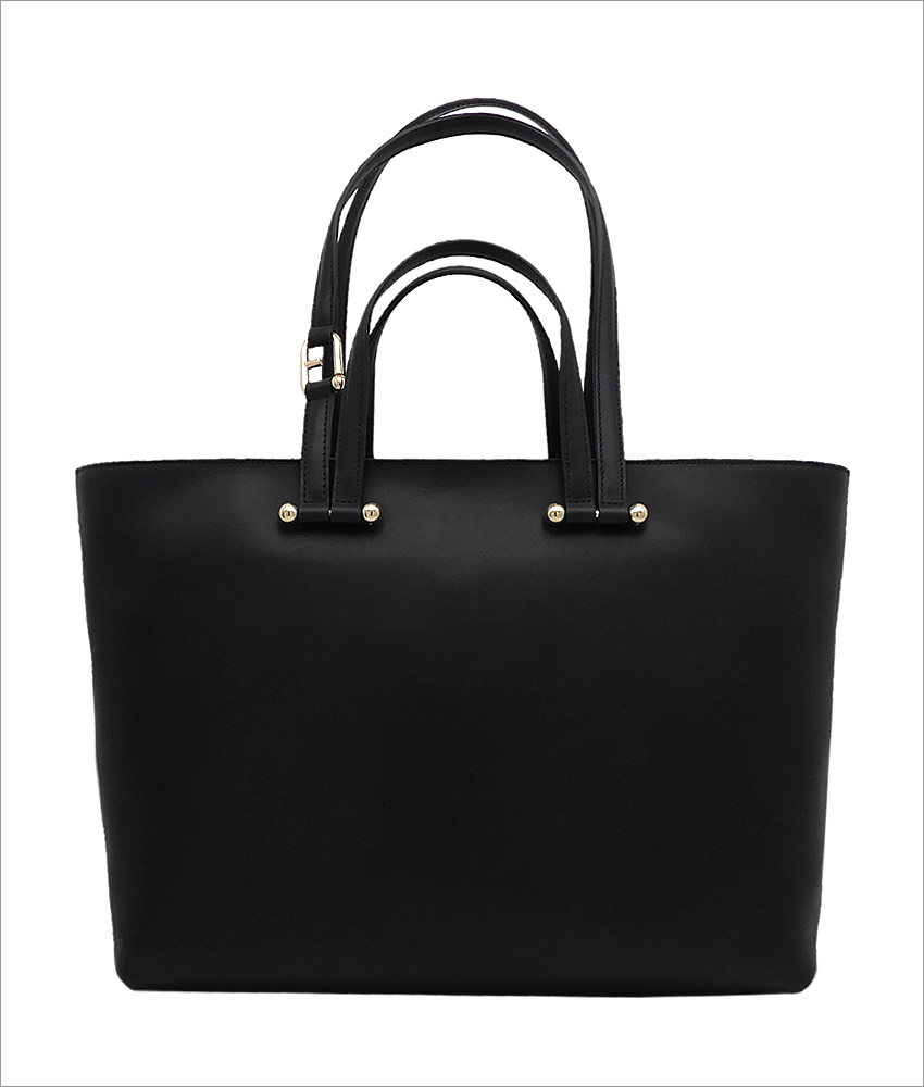 FURLA フルラ ヴィットリアL ブラック黒 レザートートバッグ A4◎ 本革 フルラ トートバッグ/ハンドバッグ バッグ レディース ヴィット