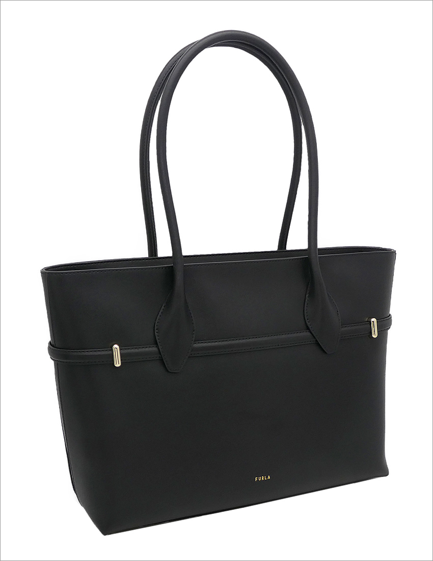 ★関税込【FURLA】GOCCIAトートバッグ Ｌ★NERO＃WB01497 FURLA フルラ Furla Goccia トートバッグ L NERO ブラック
