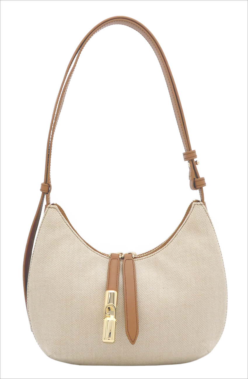 FURLA GOCCIA ハンドバッグ ショルダーバッグ WB01634 BX3542 FURLA フルラ Furla Goccia ショルダーバッグ S NATURALE+BRANDY