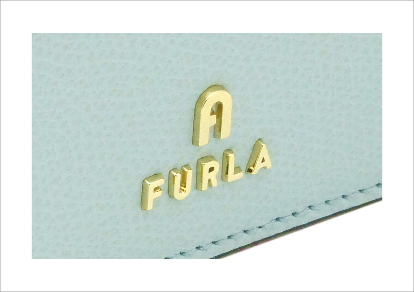 FURLA ライトブルー 二つ折り財布 本体 フルラ FURLA 財布 （ライトブルー） -waja bazar - 海外