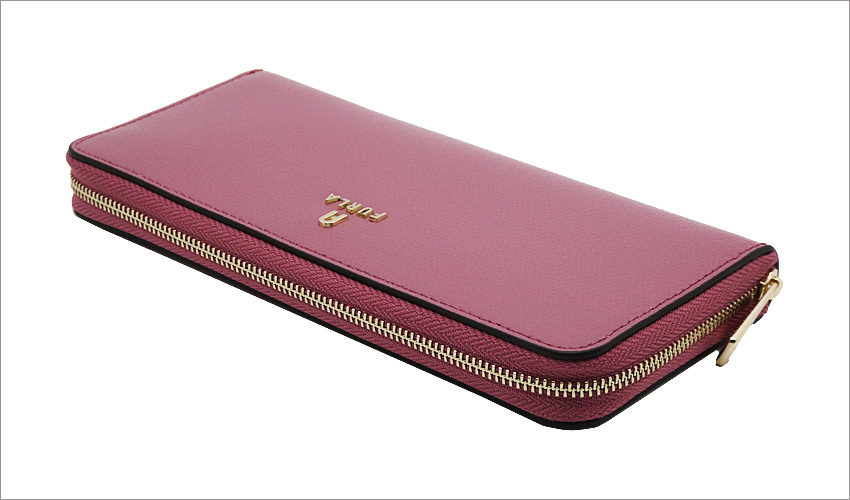 FURLA（フルラ） Furla Camelia ジップアラウンド L BLUSH PINK+SAKURA