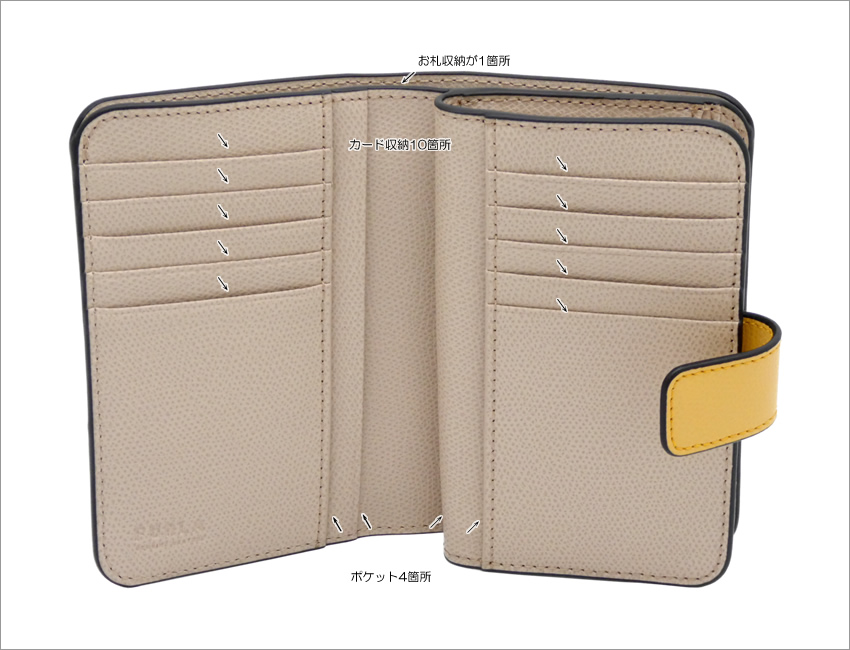 FURLA フルラ Furla Camelia コンパクト財布 M CREMA+BALLERINA