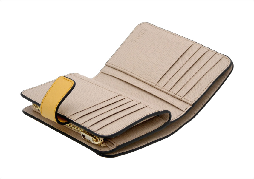 【国内即発】FURLA Camelia コンパクト財布 M WP00314 3790S FURLA フルラ Furla Camelia コンパクト財布 M CENERE ライト