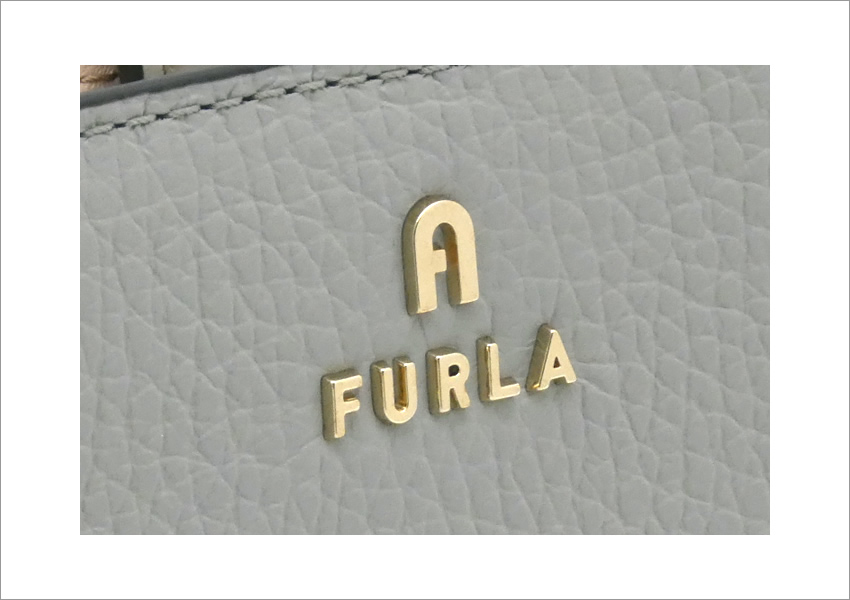 新品　FURLA カメリアM コンパクトウォレット　グレージュ 楽天市場】フルラ Furla 二つ折り財布 小銭入れ付 カメリア M