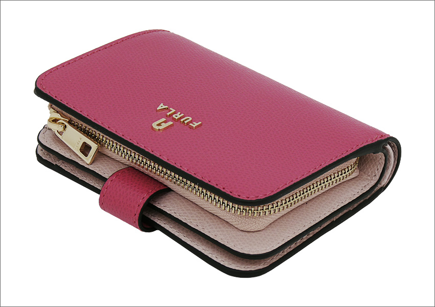 FURLA（フルラ） Furla Camelia コンパクト財布 S VELVET PINK+COROLLA