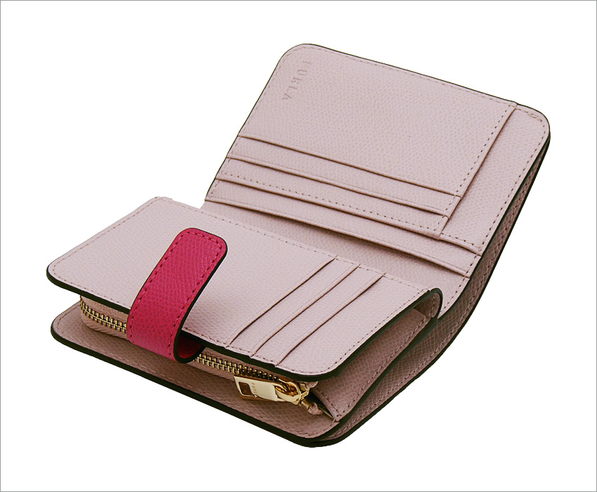 FURLA（フルラ） Furla Camelia コンパクト財布 S VELVET PINK+COROLLA