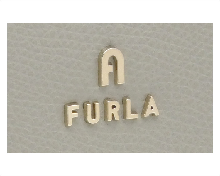 FURLA フルラ CAMELIA コンパクト財布 S MARMO c グレー系