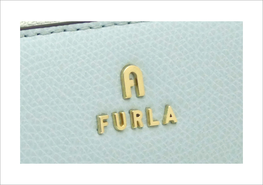 【美品】フルラ 長財布 ラウンドジップ カメリア アーチロゴ レザー ブラック FURLA フルラ Furla Camelia ジップアラウンド XL LAGUNA ライト