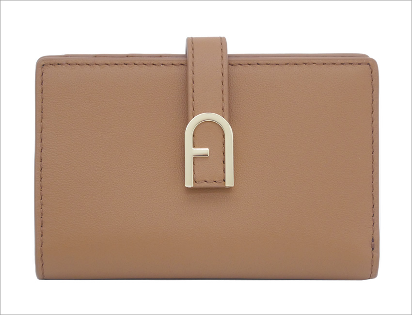 FURLA（フルラ） Furla Flow コンパクト財布 M BRANDY ブラウン