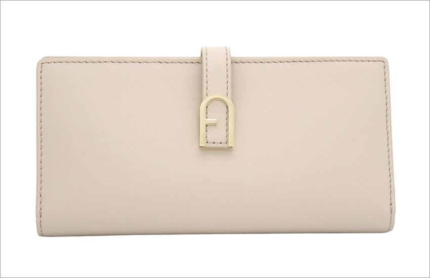 FURLA（フルラ） Furla Flow 長財布 XL AVENA クリーム系