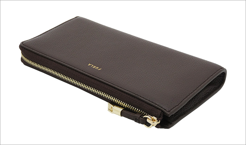 FURLA（フルラ） Furla Goccia ジップアラウンド L ESPRESSO ダーク