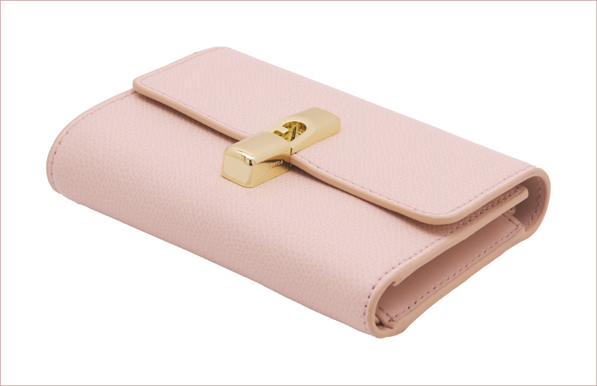 FURLA（フルラ） FURLA Iride コンパクト財布 S DUSTY PINK ピンク