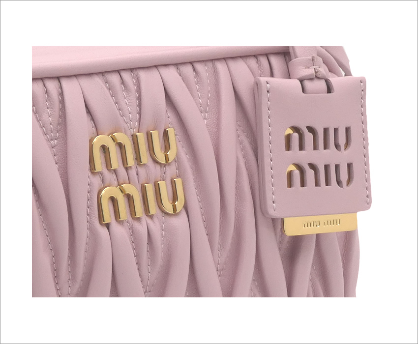 7/27まで期間限定値下✩⡱美品 miumiu バッグ 大きな傷なし スレあり miu ミュウミュウ チェーンショルダー/アウトレット Bランク