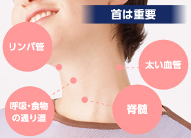ネックレス首は重要！