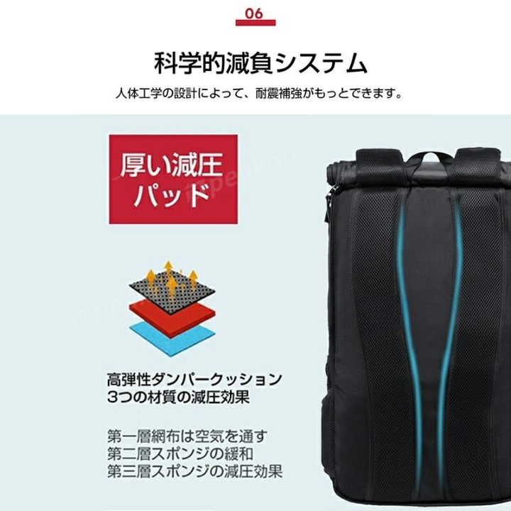 リュック リュックサック 50L 40L サイズ 大容量 メンズ 黒 4way