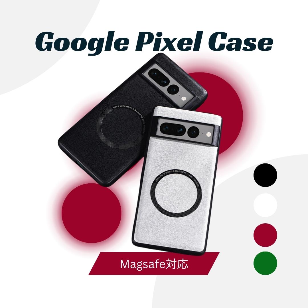 Google Pixel 7 7Pro 7a 6 6Pro 6a専用 本革調レザーケース 耐衝撃 