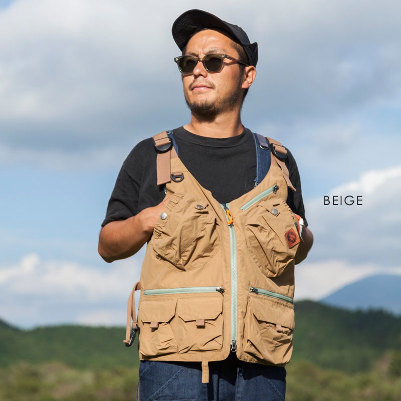 grn outdoor ジーアールエヌ アウトドア TEBURA VEST21 GO9203Q メン...