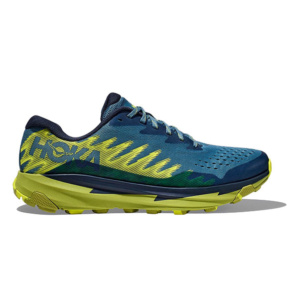 HOKA ホカ メンズ トレイルランニング シューズ M TORRENT 3(トレント3) ブルースチール / ダーク シトロン(BDCT) 1127914