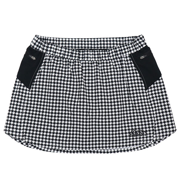 ranor ラナー HOUNDSTOOTH SKIRT White×Black 817-2-213 レディース ランニングスカート ランスカ｜sotoaso-trail｜02