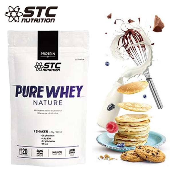 STC NUTRITION(STCニュートリション) PURE WHEY NATURE(ピュアホエイネイチャー) 人工甘味料・香料無添加 グルテンフリー プロテイン｜sotoaso-trail｜02