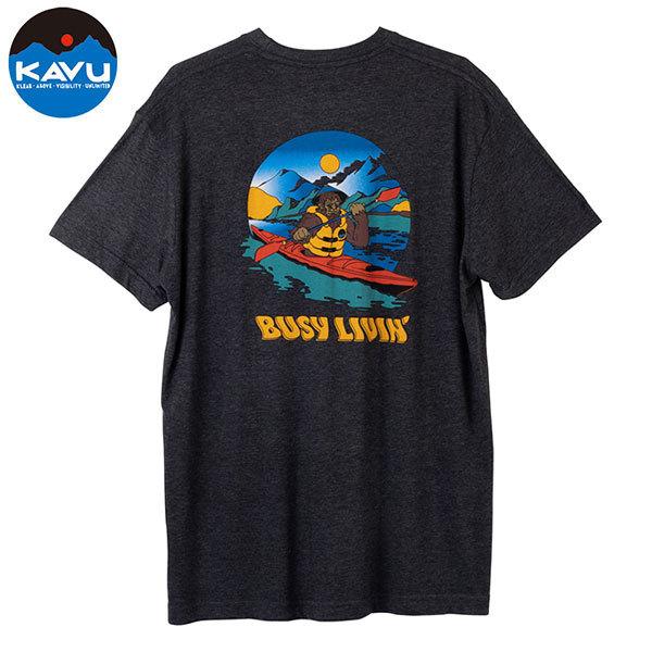 KAVU カブー メンズ Tシャツ 半袖 Sasquatch River Dayz/サスカッチリバーデイズ 19811267 半袖シャツ カットソー トップス｜sotoaso-trail｜02