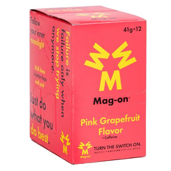 Mag-on(マグオン) エナジージェル ピンクグレープフルーツ 1箱(12個) マラソン トレラン 補給食 サイクリング エネルギーゼリー エネルギージェル ロードバイク｜sotoaso｜02