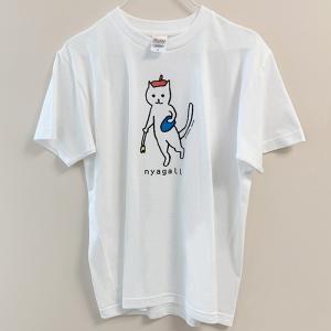 tシャツ Tシャツ シャガール 日本製 半袖 猫 猫柄 レディース ゆる かわいい オシャレ 白猫 ...
