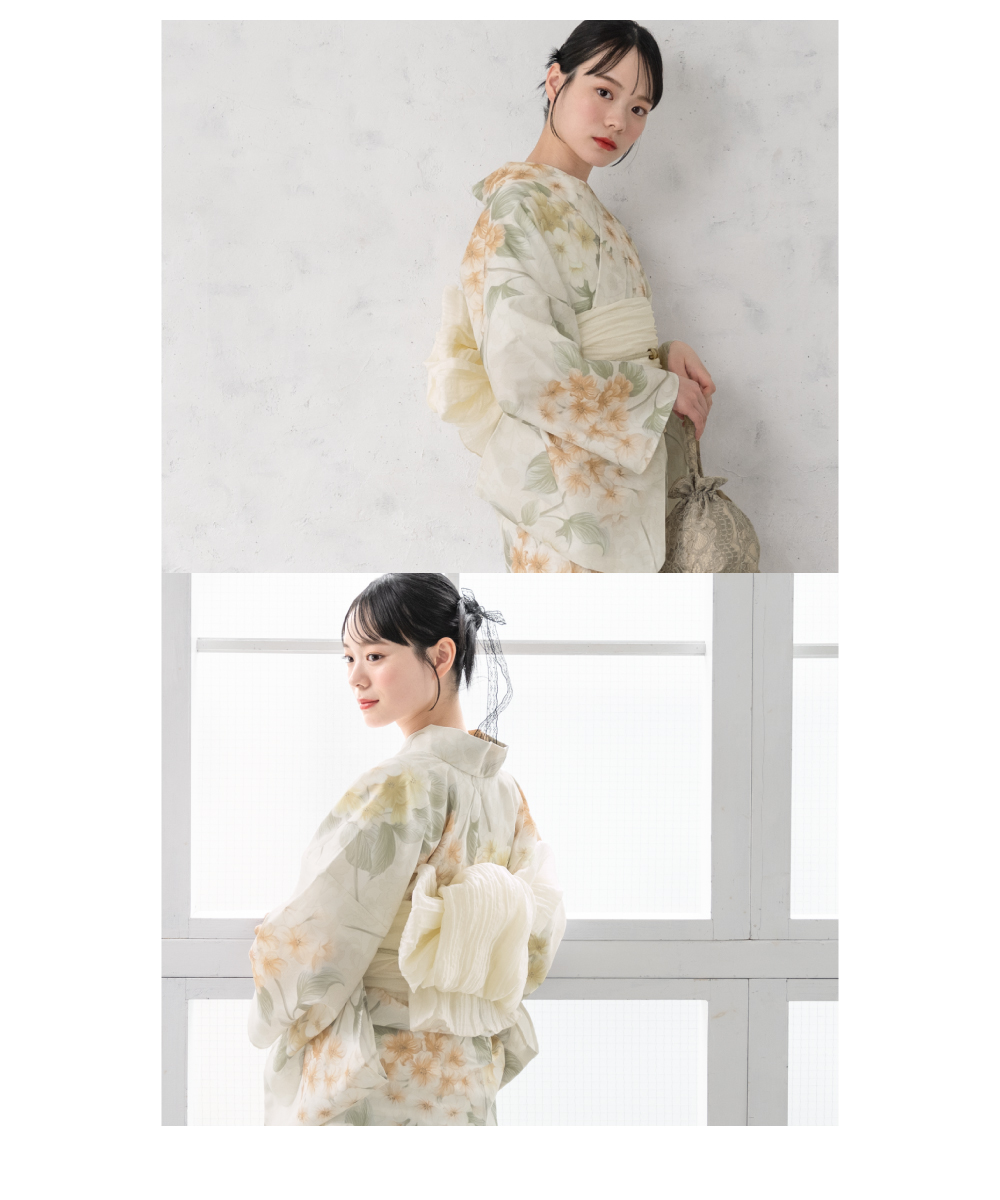 SOUBIEN（創美苑） 浴衣 レディース 浴衣セット 夏 大人 F 兵児帯 3点