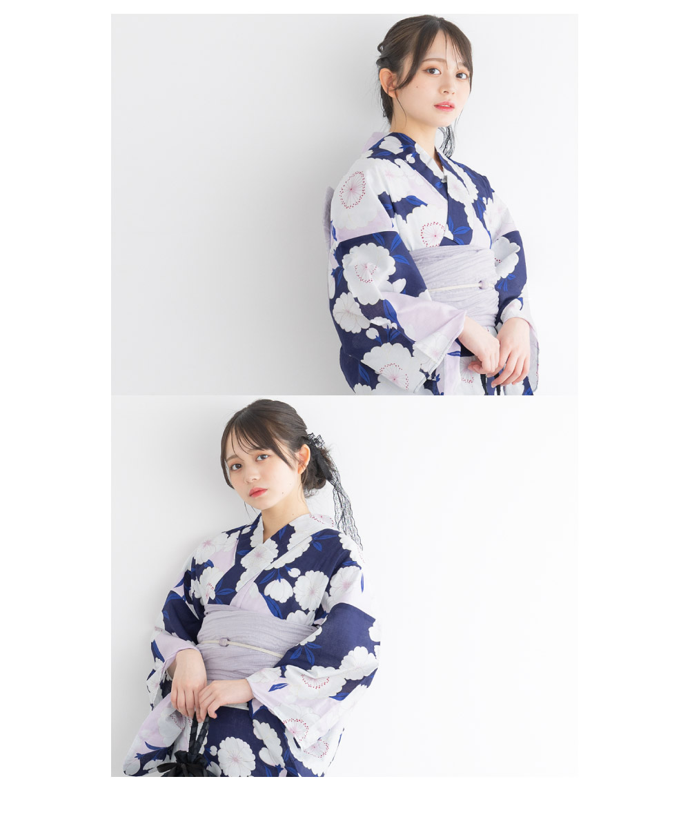 SOUBIEN（創美苑） 浴衣 レディース 浴衣セット 夏 大人 F ボヌール