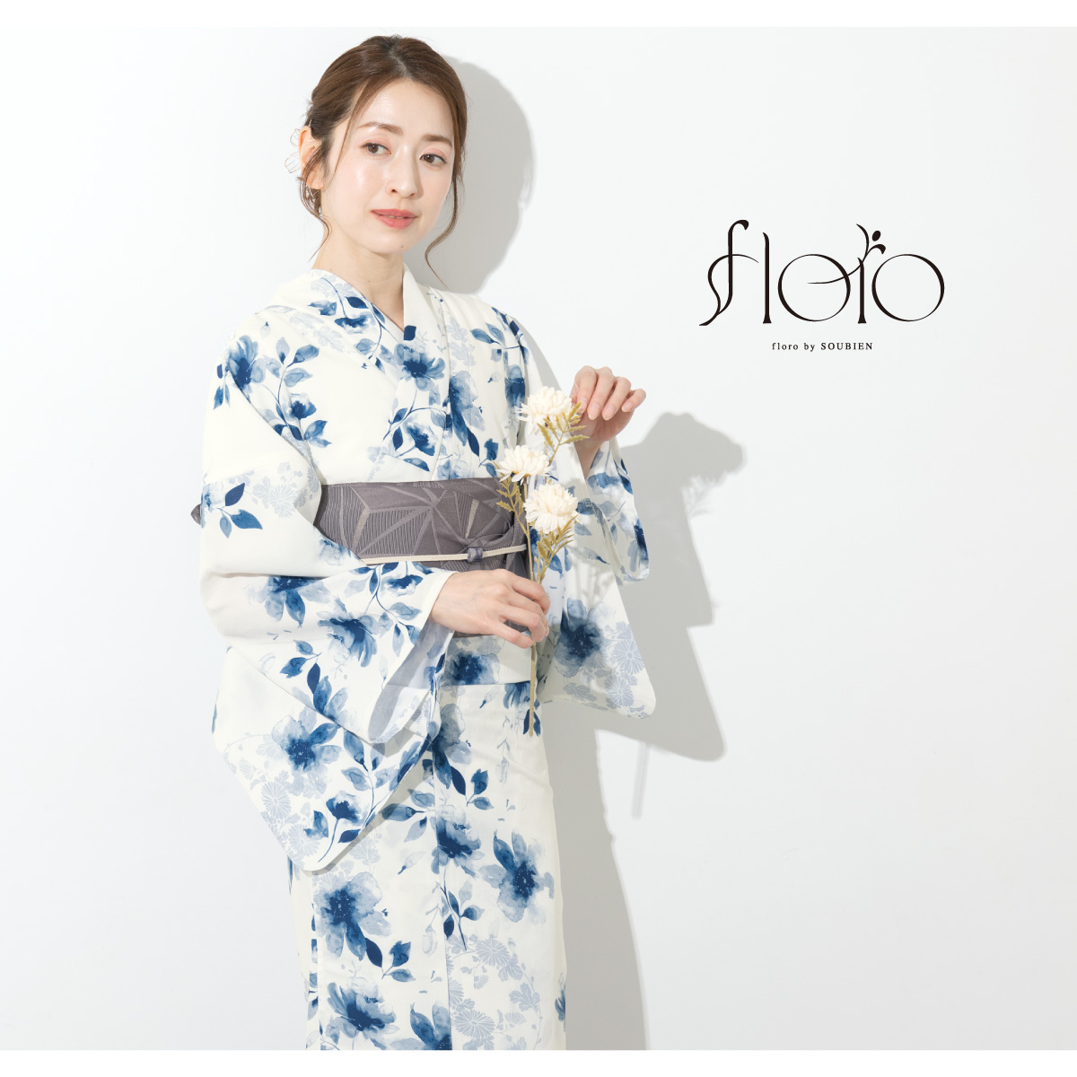 SOUBIEN（創美苑） 浴衣 セット レディース 浴衣セット 夏 大人 F 半幅