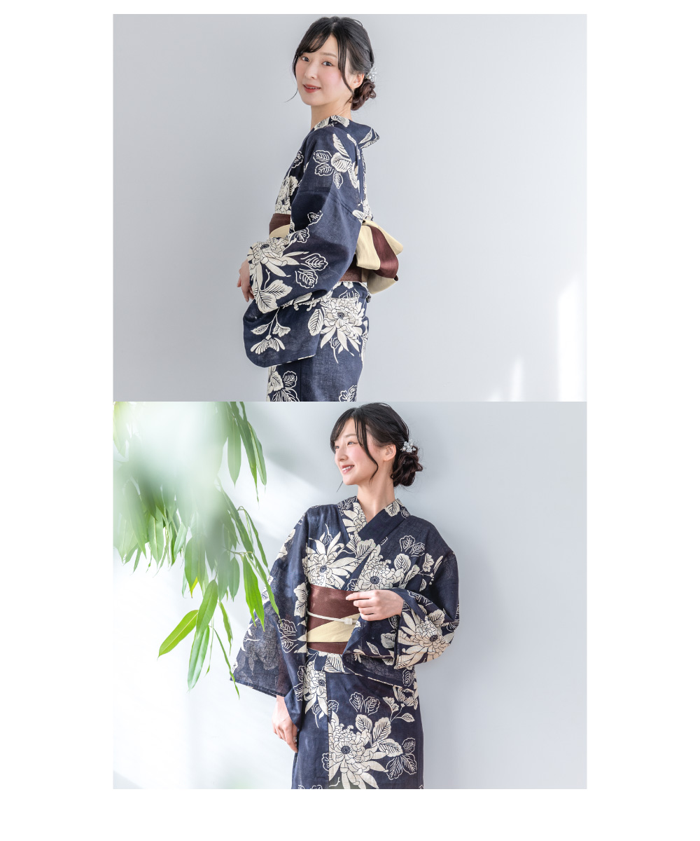 SOUBIEN（創美苑） 浴衣 セット レディース 浴衣セット 半幅帯 2025