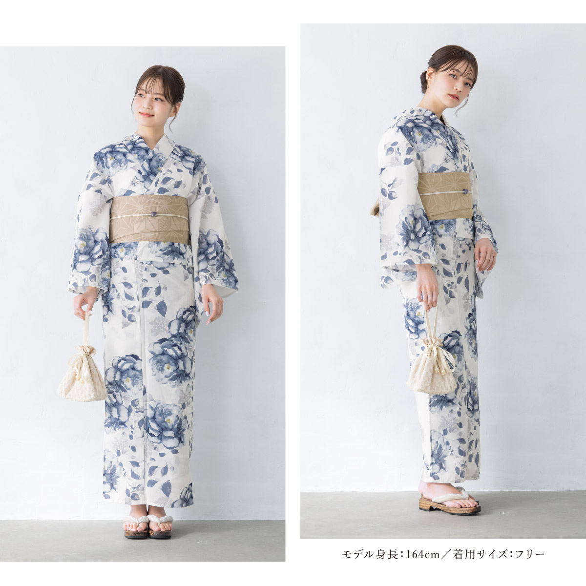創美苑　ボヌールセゾン　浴衣　牡丹　芙蓉　芍薬　水彩ラメ　変わり織り　おび工房 創美苑 浴衣 ピンク 牡丹 bouheur saisons - メルカリ