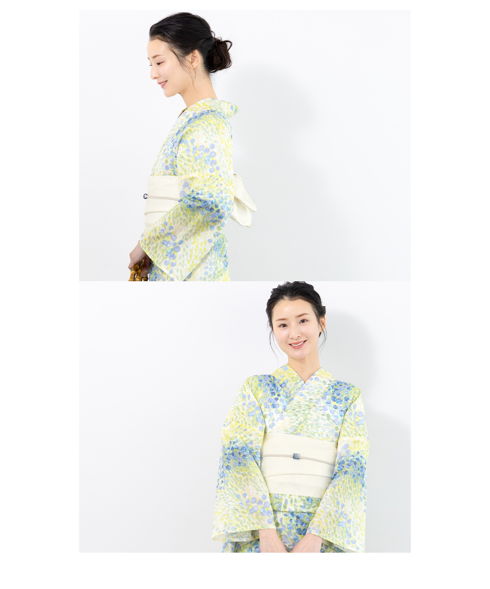 SOUBIEN（創美苑） 浴衣 レディース 浴衣セット 夏 大人 F 半幅帯 み