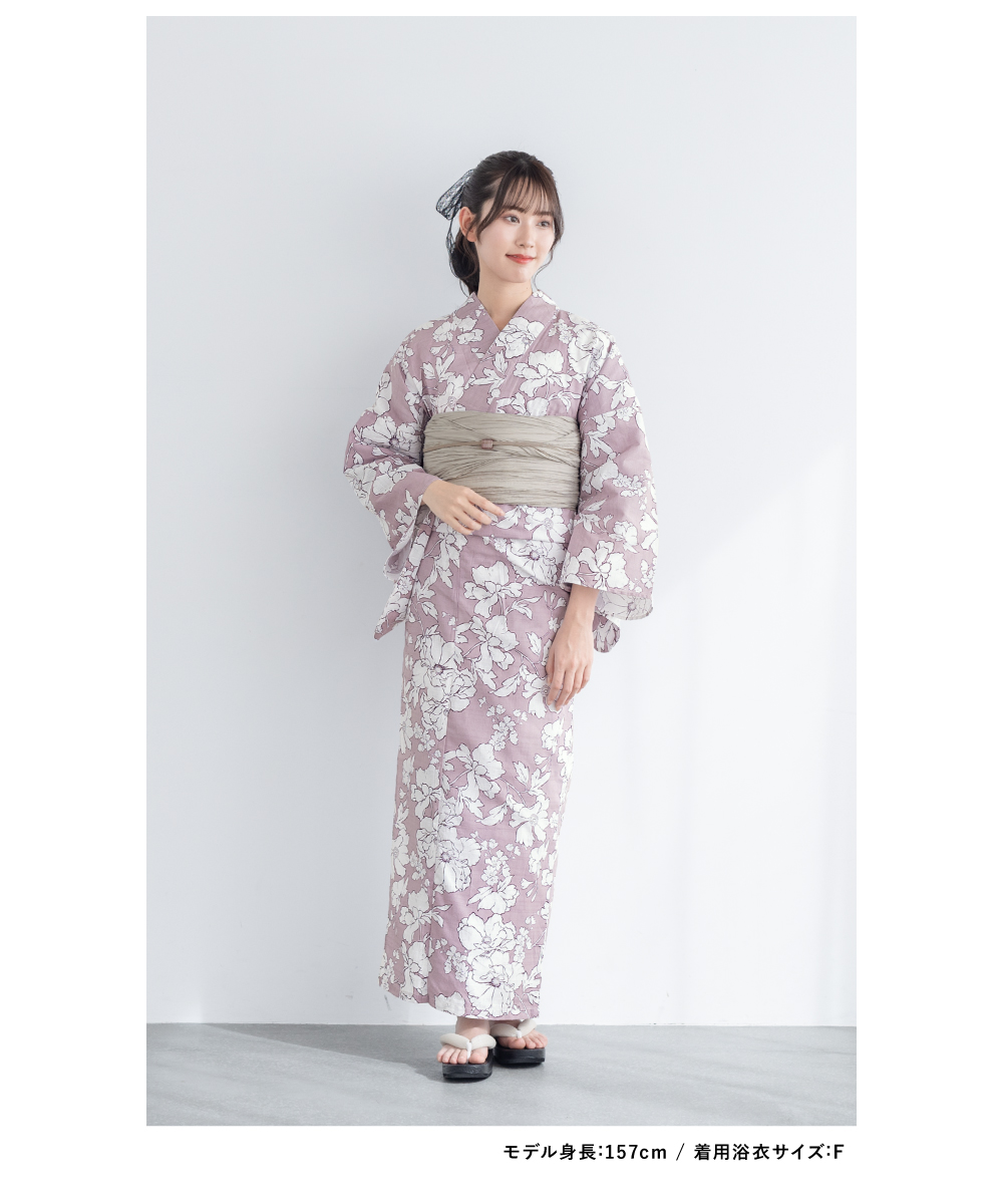 SOUBIEN（創美苑） 浴衣 セット レディース 浴衣セット 大人 F 帯 夏 2