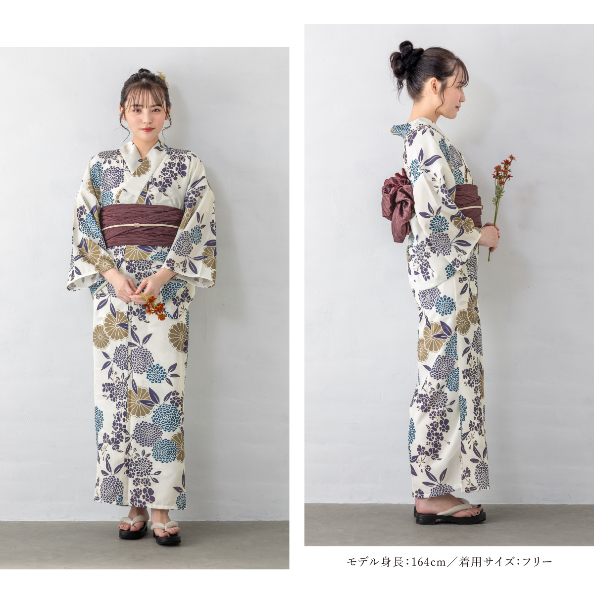 SOUBIEN（創美苑） 浴衣 セット レディース 浴衣セット 大人 F 帯 夏 2