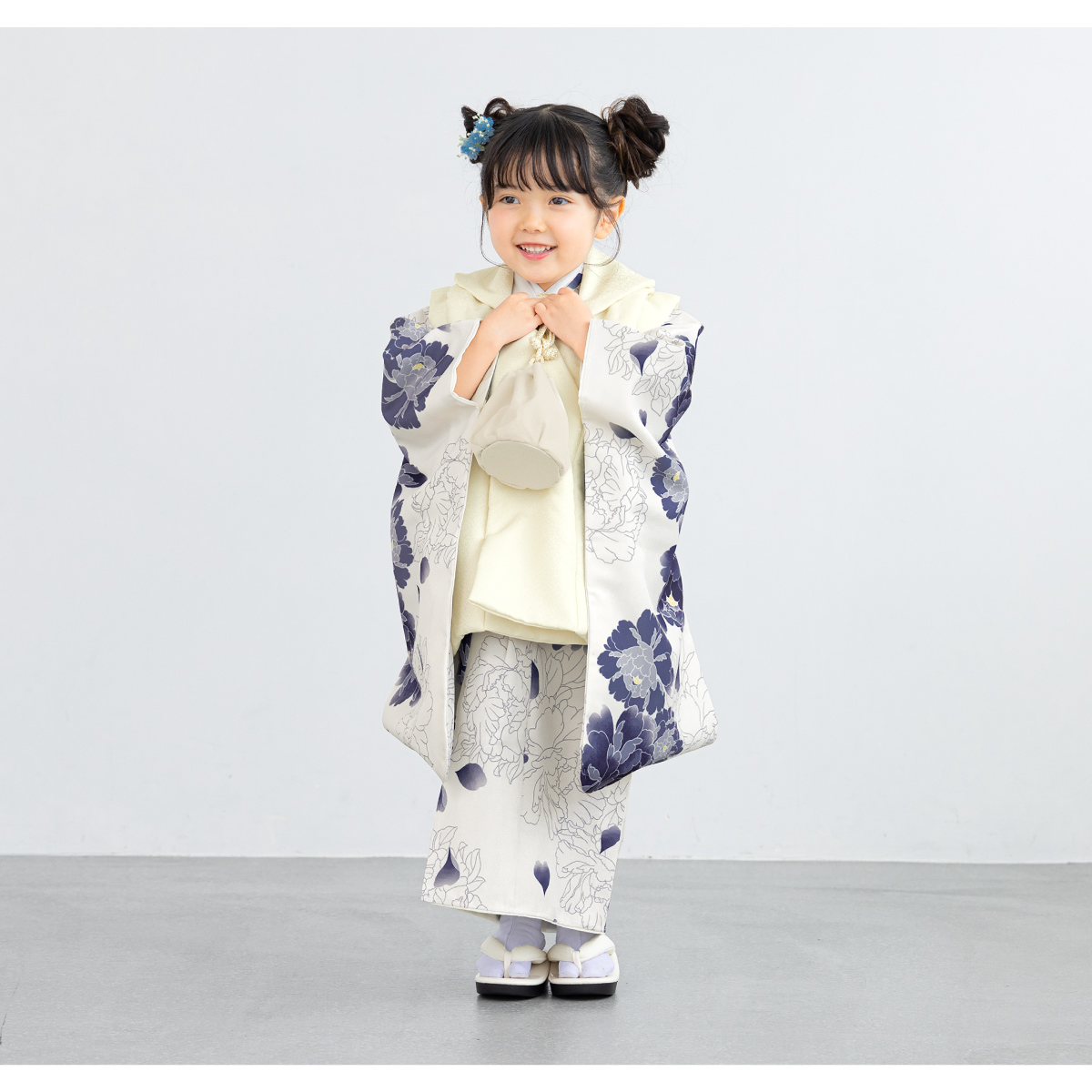 SOUBIEN（創美苑） 七五三 着物 3歳 レトロ 被布 販売 女の子 三歳