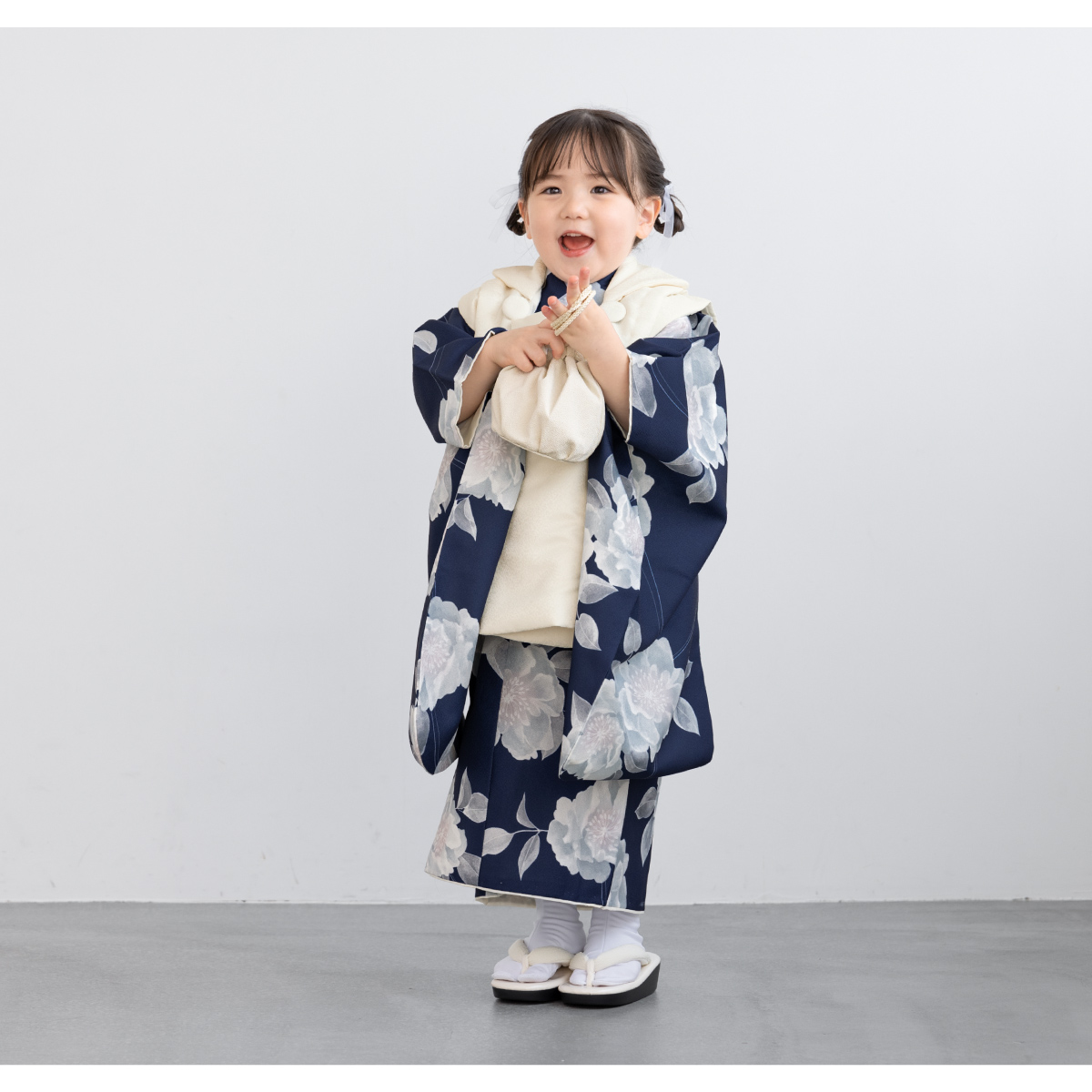 SOUBIEN（創美苑） 七五三 着物 3歳 レトロ 被布 販売 女の子 三歳