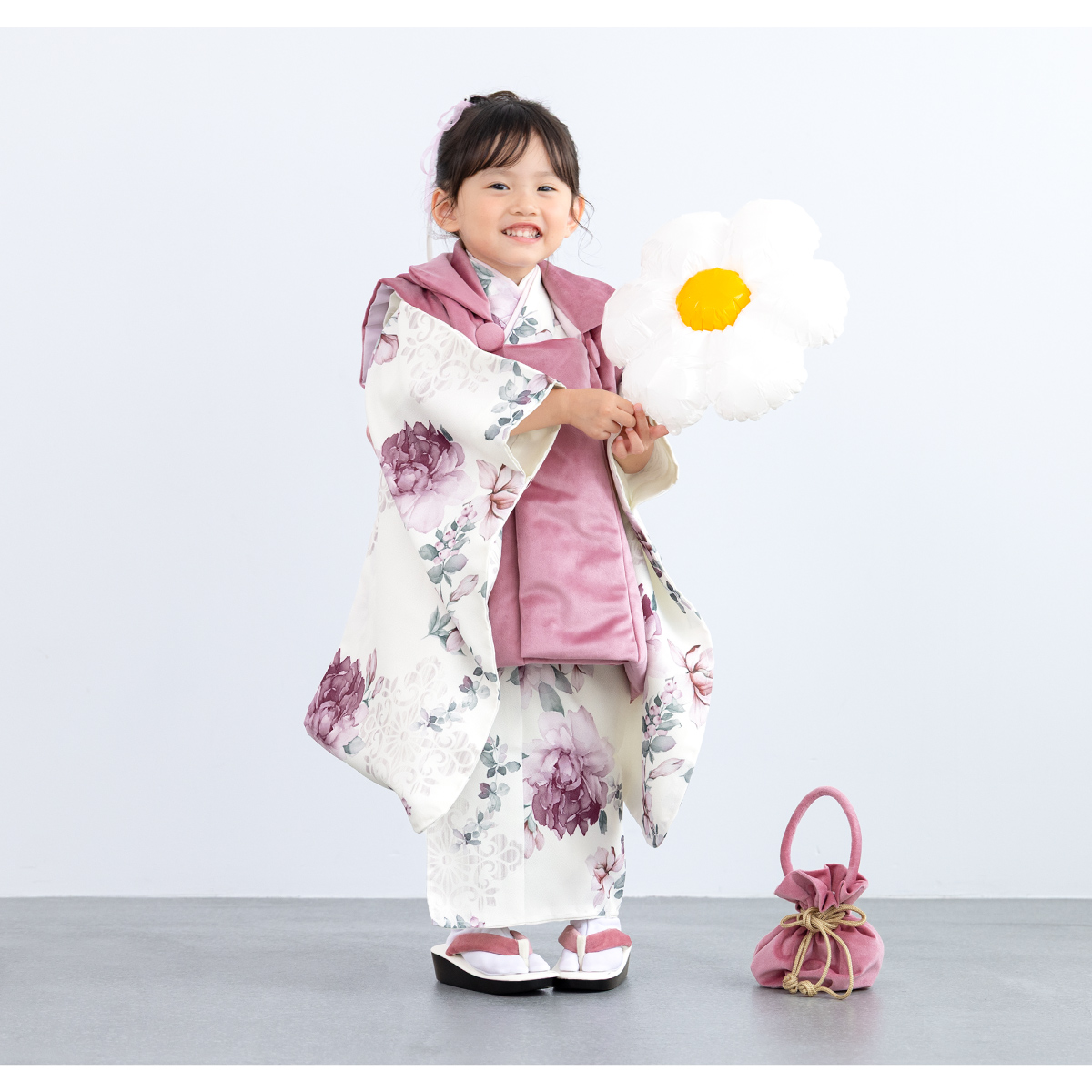 SOUBIEN（創美苑） 七五三 着物 3歳 被布 販売 女の子 三歳 着物セット