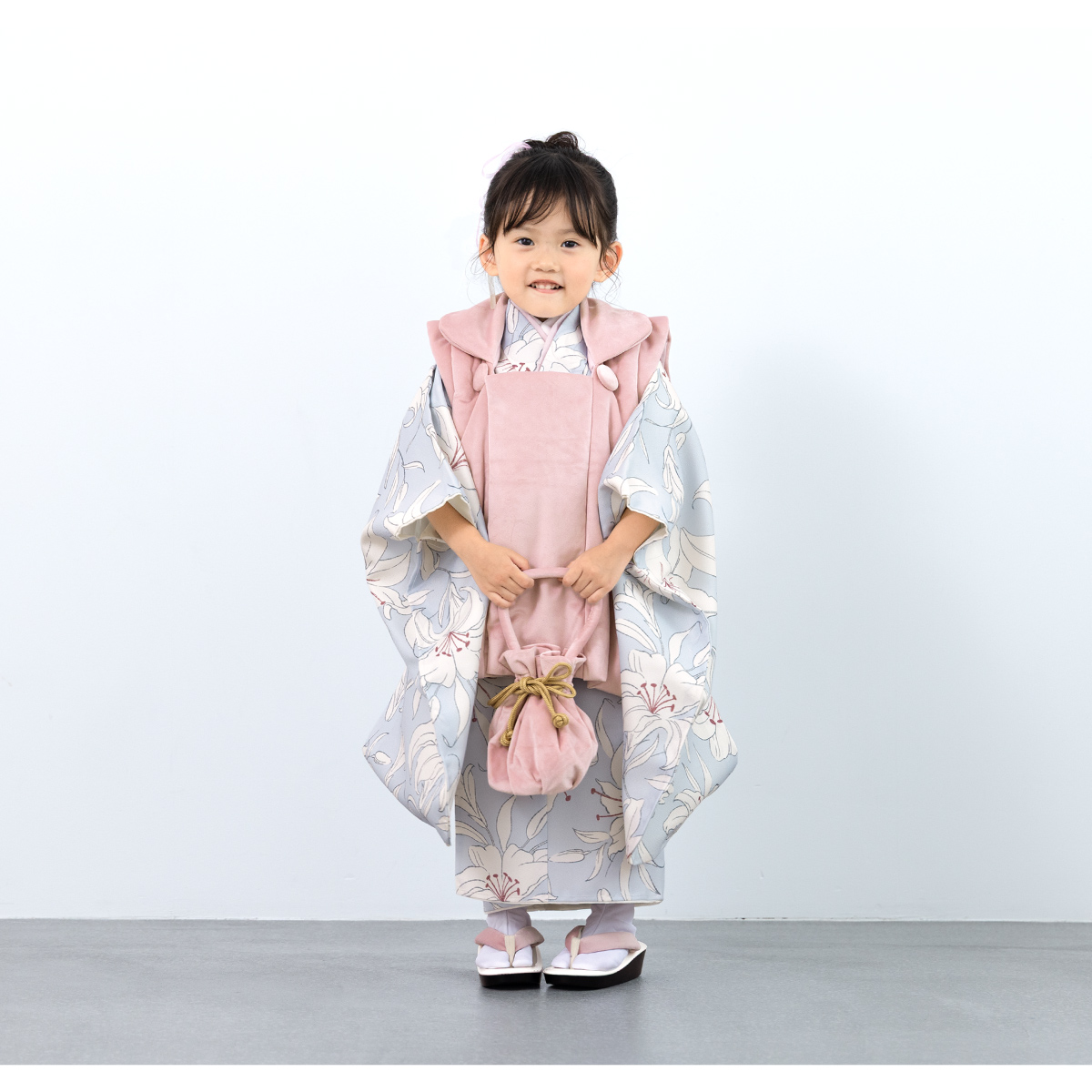 SOUBIEN（創美苑） 七五三 着物 3歳 被布 販売 女の子 三歳 着物セット