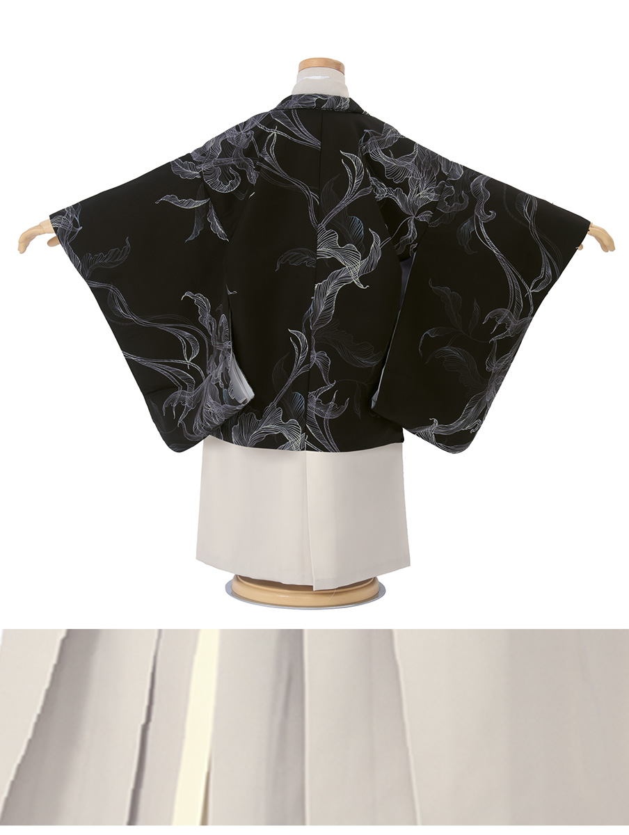 SOUBIEN（創美苑） 七五三 着物 3歳 販売 三歳 着物 男の子 袴 黒系