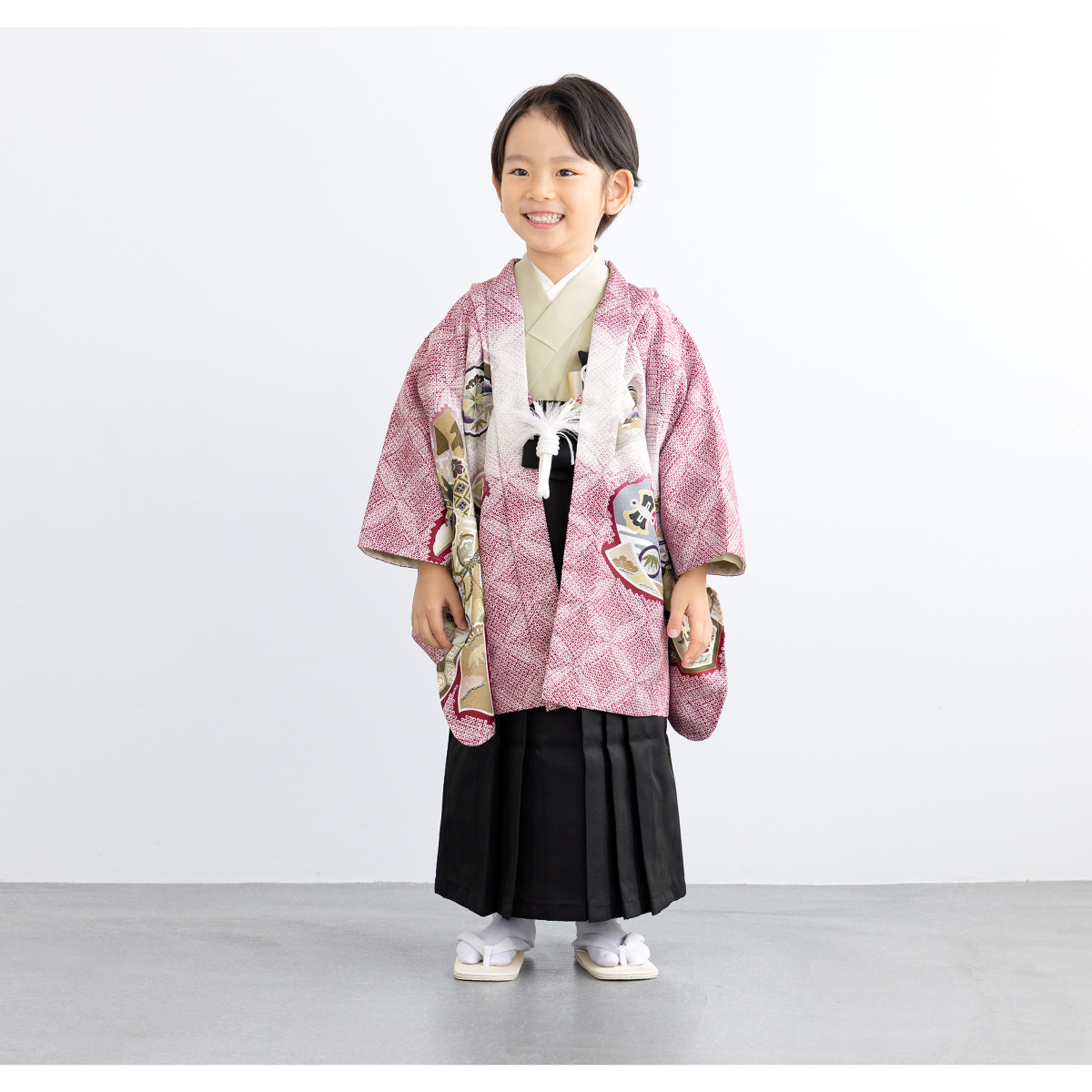 SOUBIEN（創美苑） 七五三 着物 男の子 5歳 袴セット 10点セット 羽織
