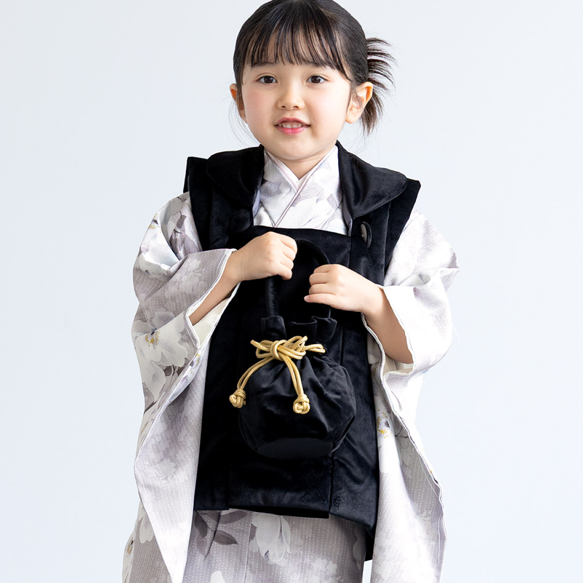 SOUBIEN（創美苑） 七五三 着物セット 3歳 女の子 着物 被布 襦袢 草履