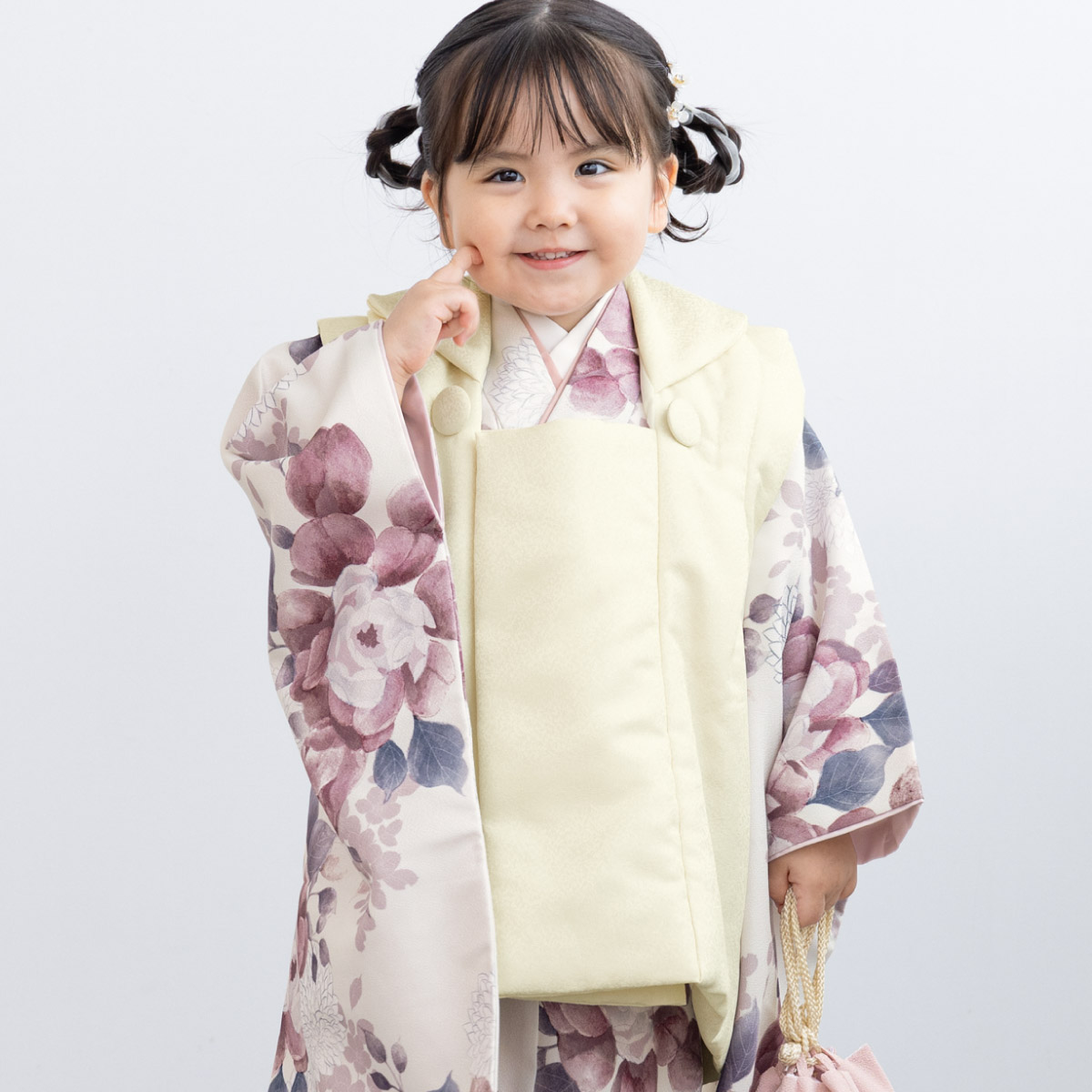 SOUBIEN（創美苑） 【予約】七五三 着物 3歳 女の子 着物セット 被布