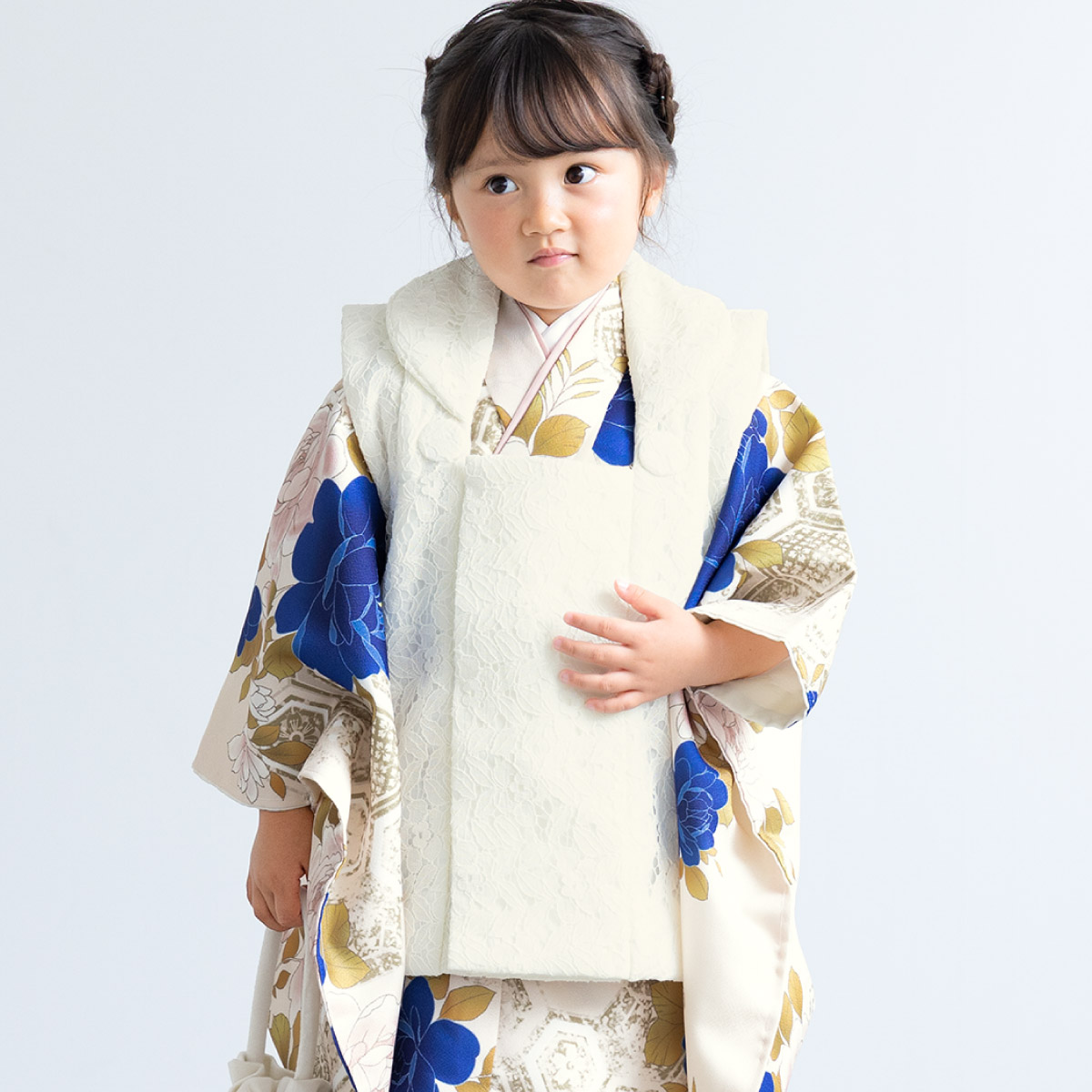 SOUBIEN（創美苑） 【予約】七五三 着物 3歳 女の子 着物セット 被布