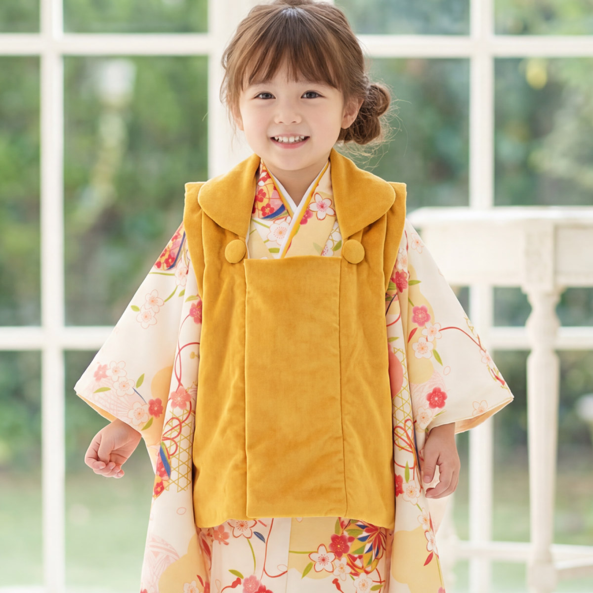 SOUBIEN（創美苑） 【予約】七五三 着物 3歳 女の子 着物セット 被布