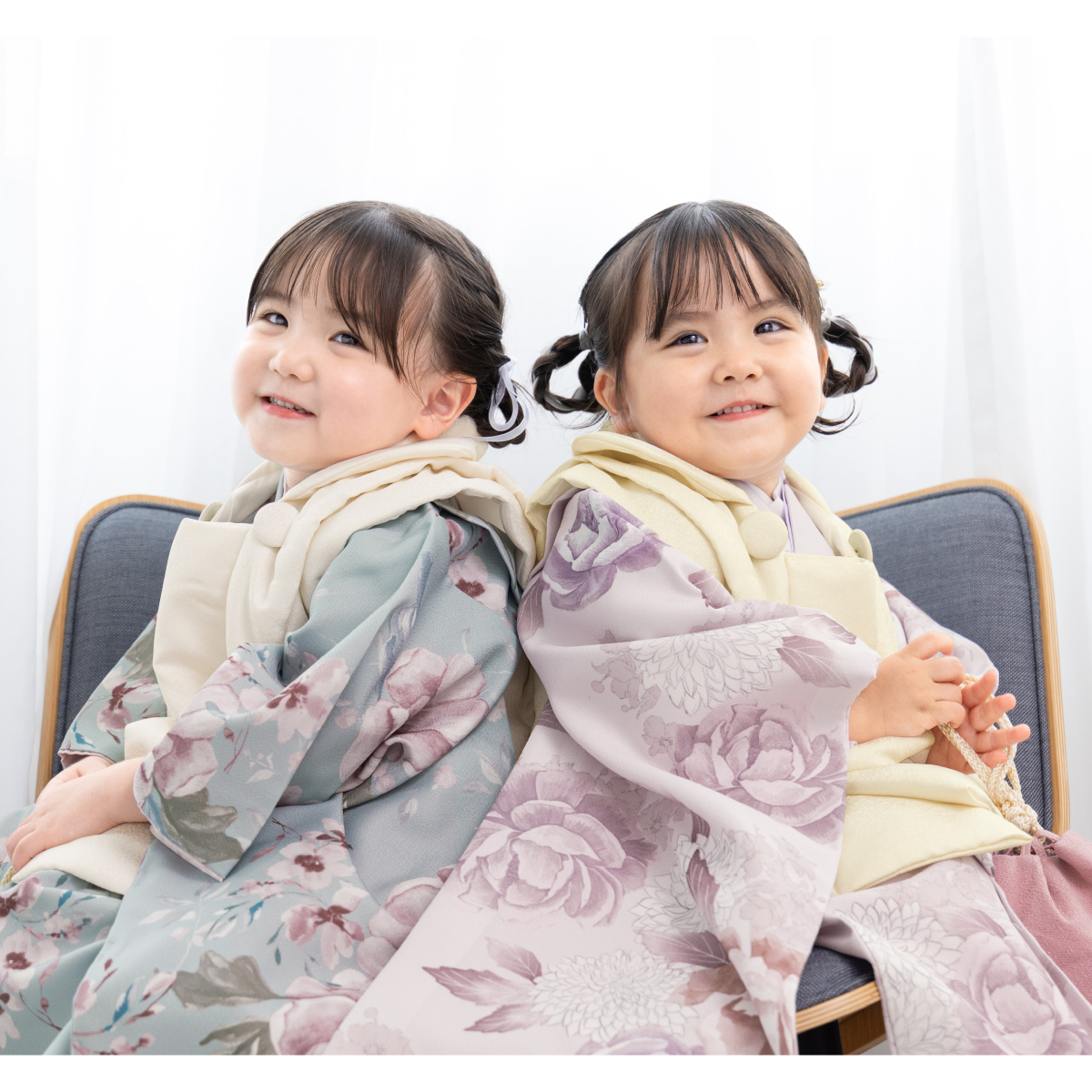 SOUBIEN 七五三 着物 3歳 レトロ 被布 販売 女の子 三歳 着物