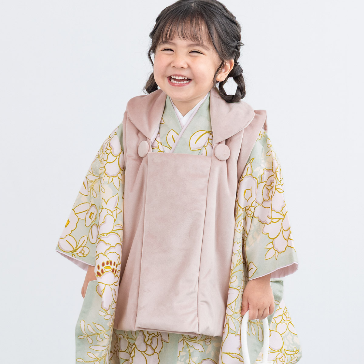 七五三 着物 3歳 女の子 着物セット SOUBIEN（創美苑） 七五三 着物 3歳 女の子 着物セット 被布 襦袢 草履