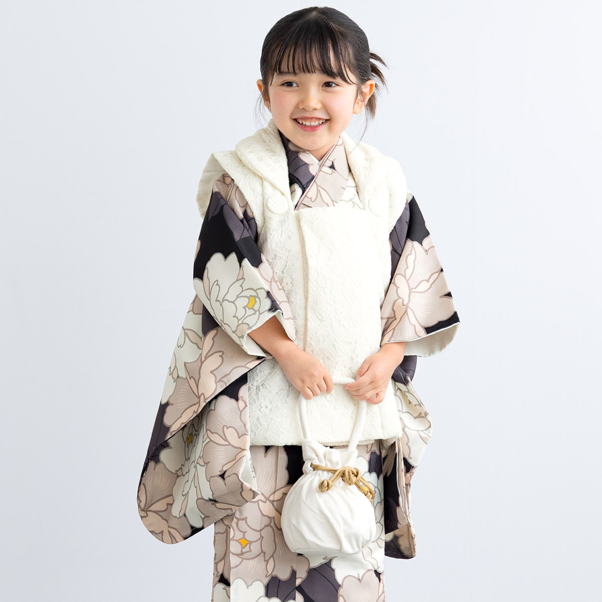 SOUBIEN（創美苑） 【予約】七五三 着物 3歳 女の子 着物セット 被布